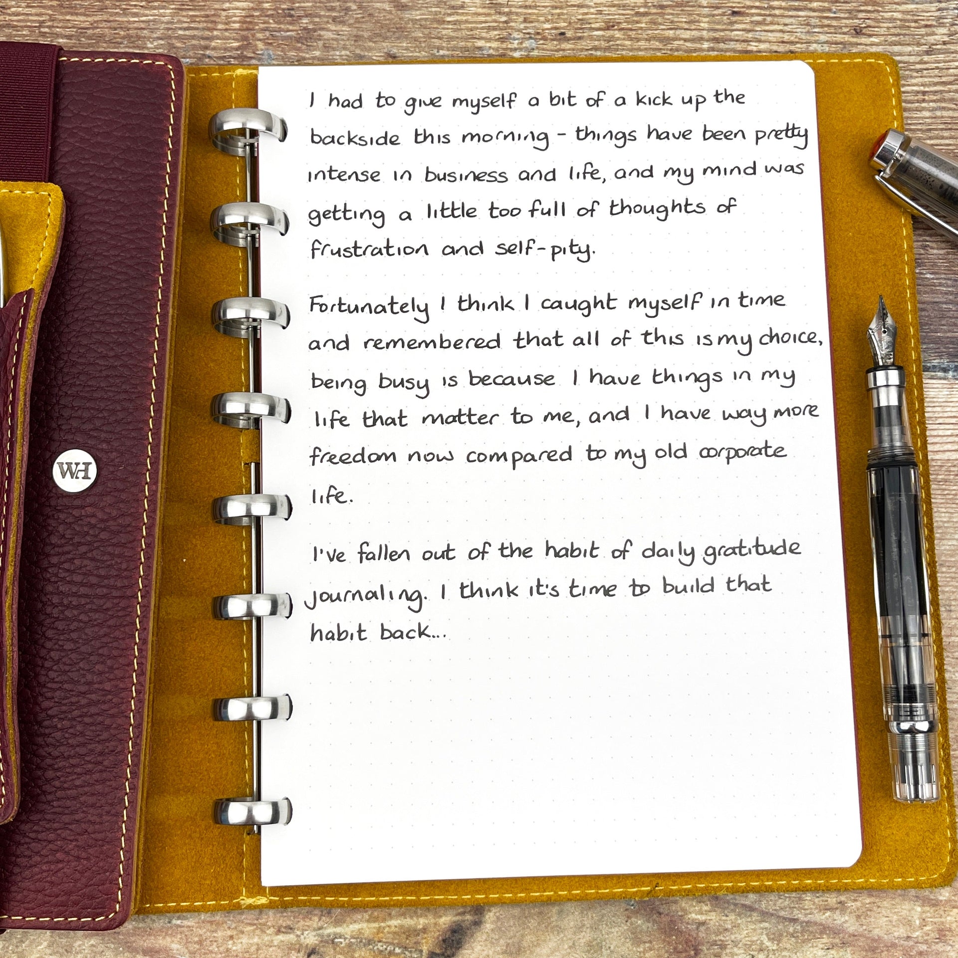 Daily Gratitude Journaling...