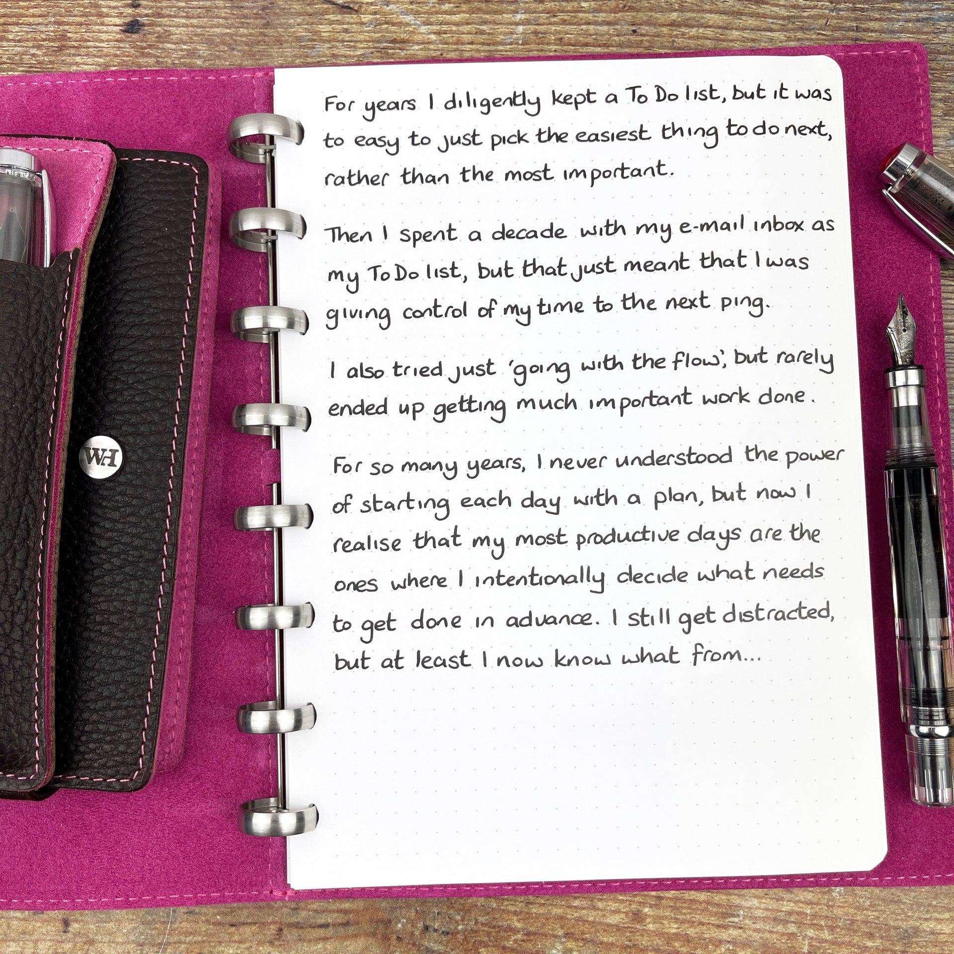 The Power Of A Plan...