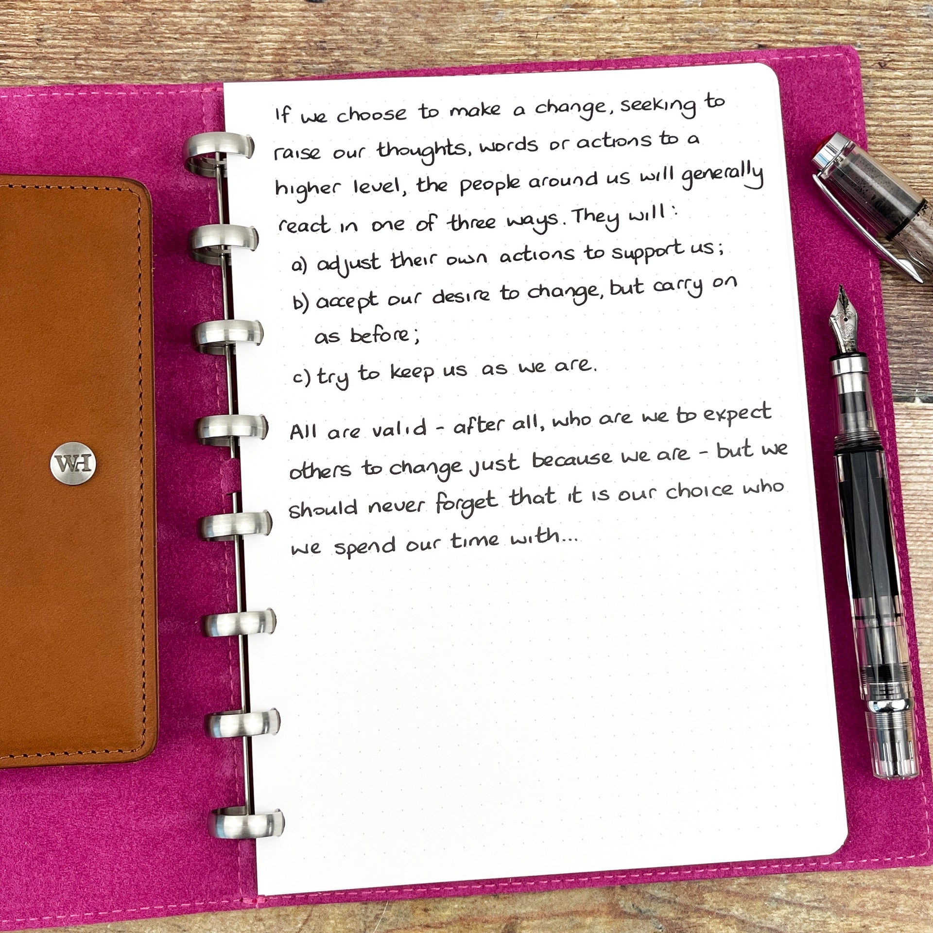 Choosing To Make A Change...