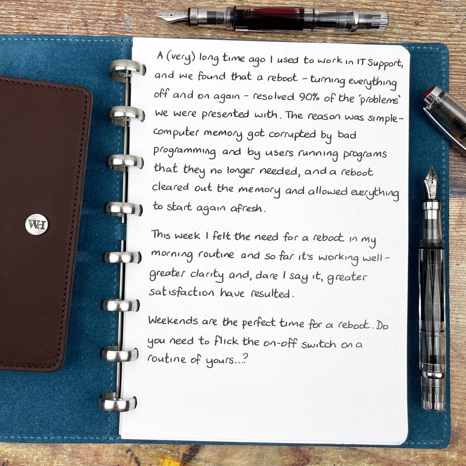 Time For A reboot...?