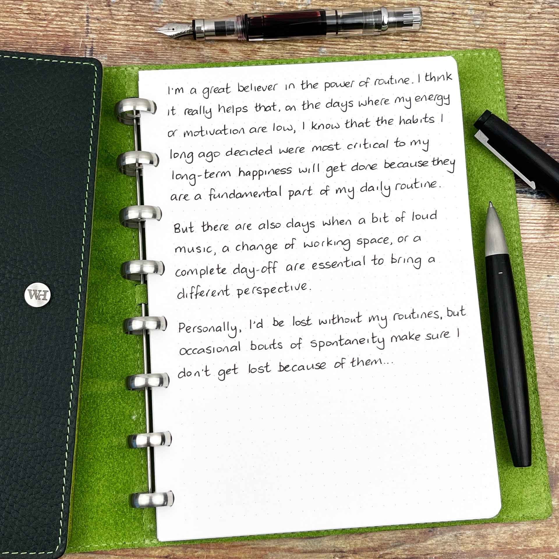 The Power Of Routine...