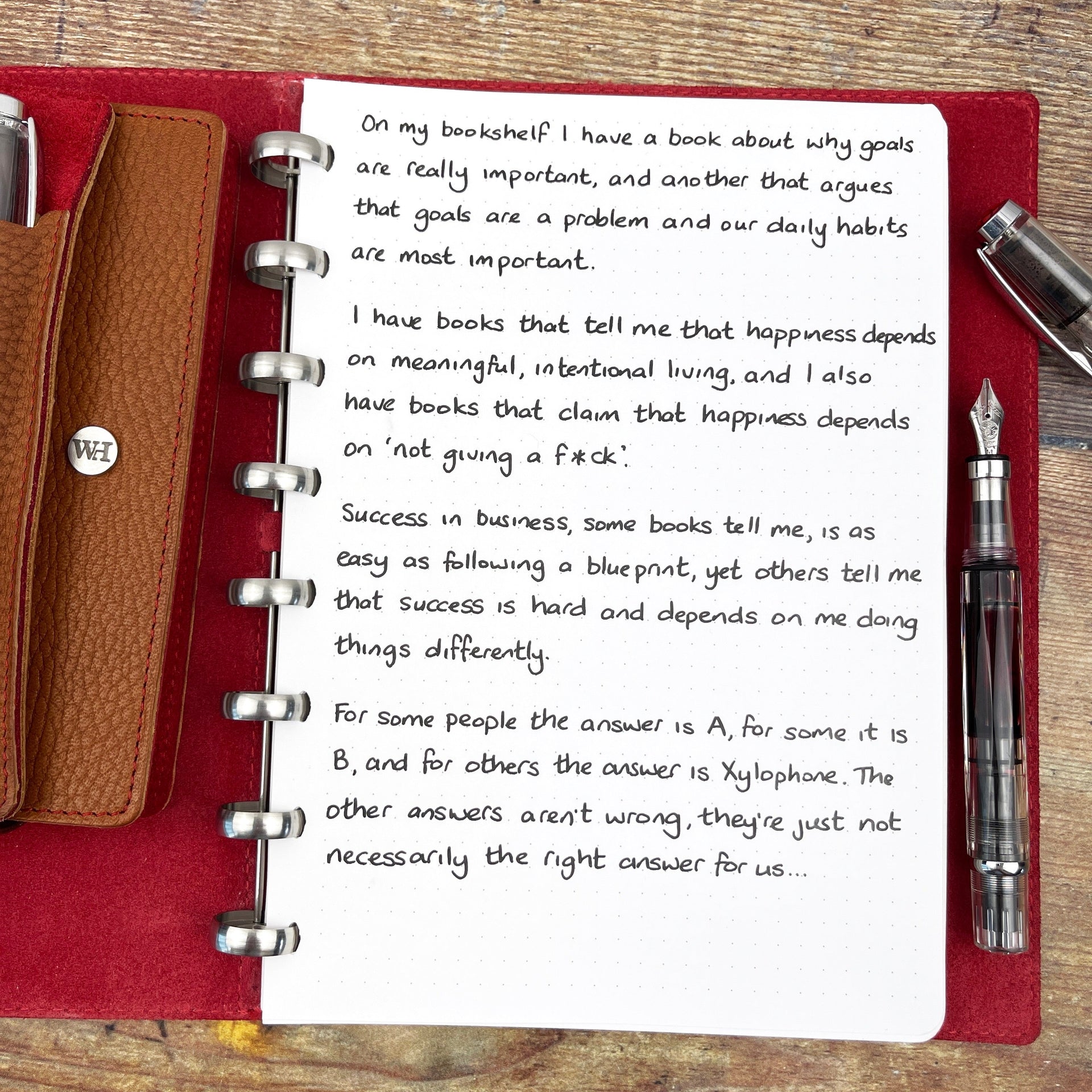 The Right Answer For Us...