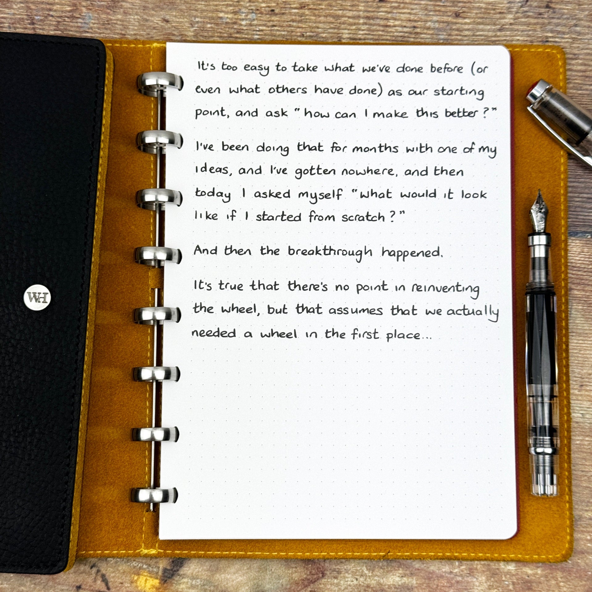 Starting From Scratch...