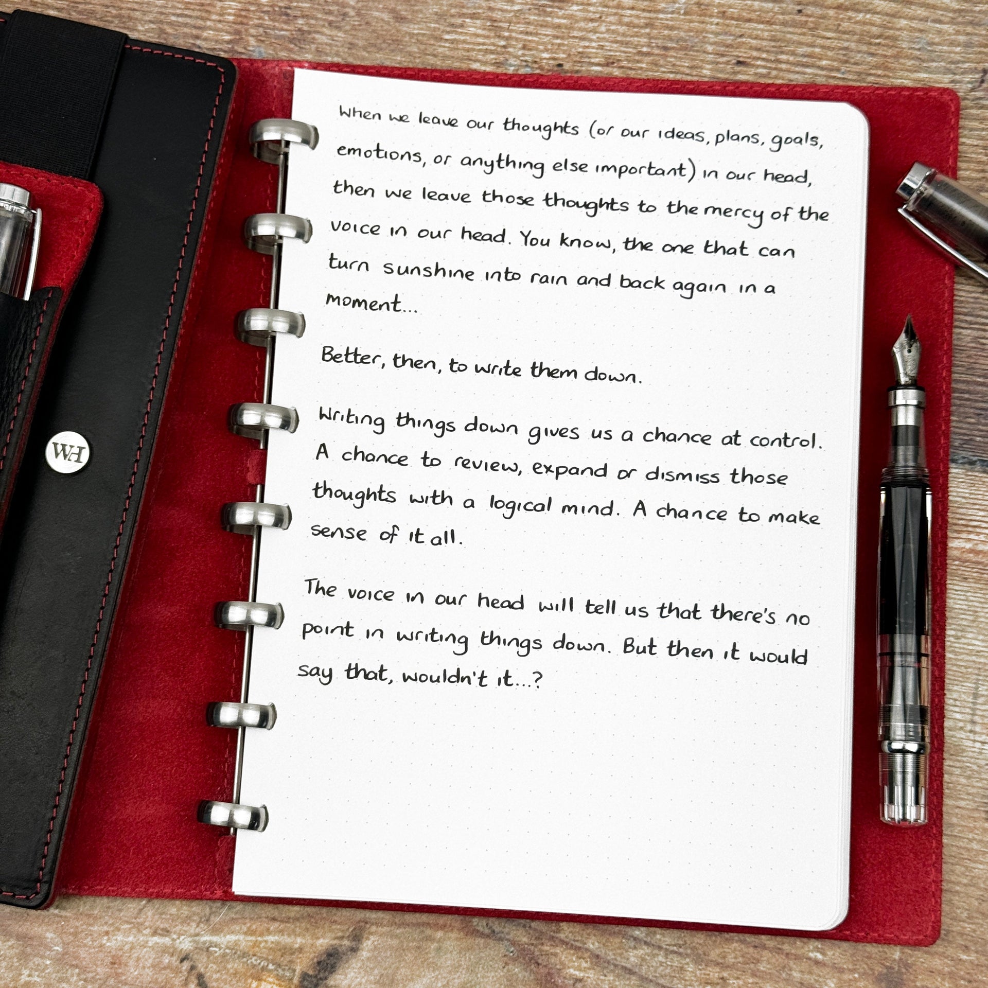 Writing Things Down...
