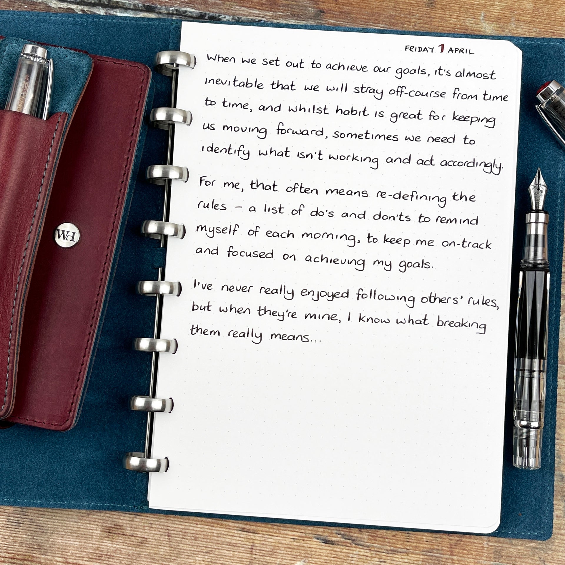 (Not) Breaking The Rules...