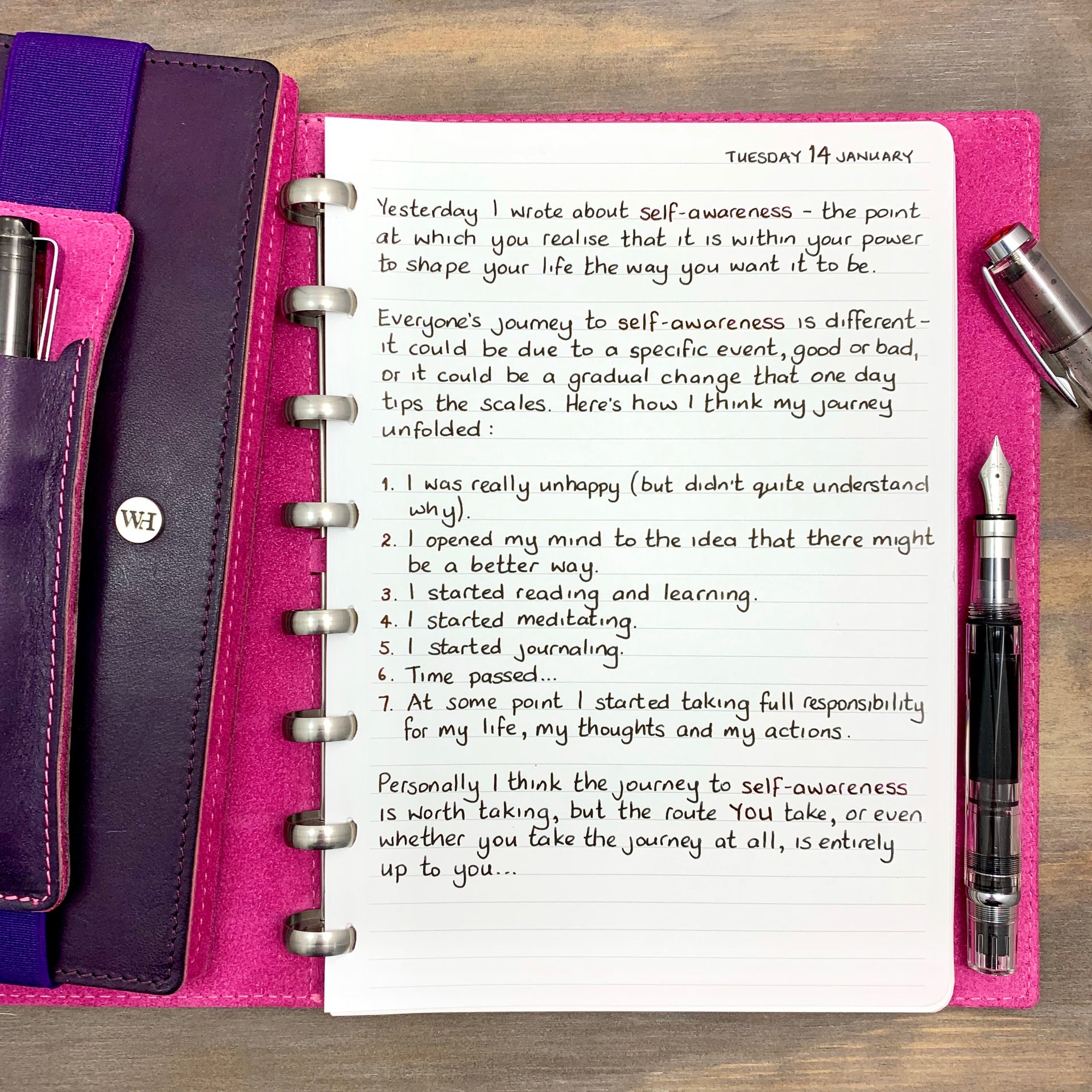 The Journey to Self-Awareness...