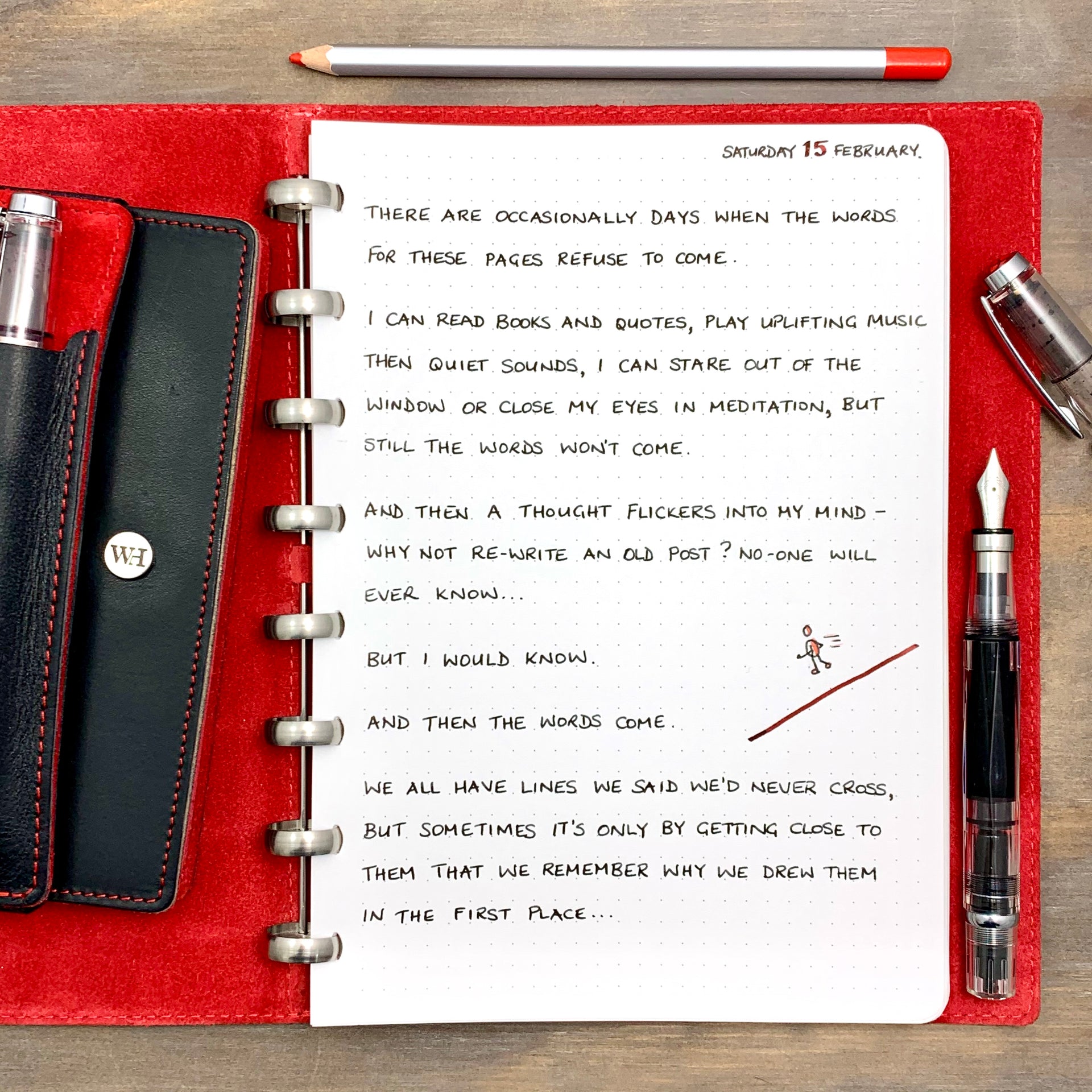 When the words won't come...