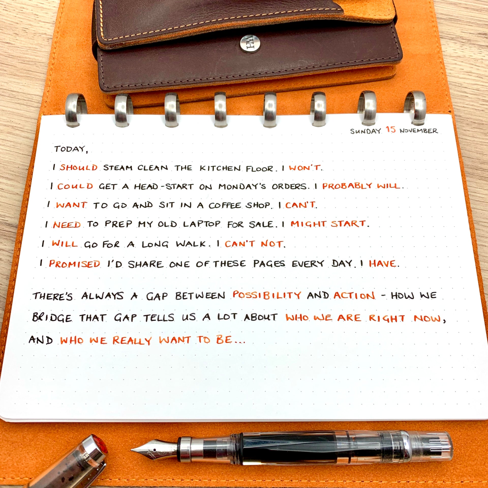 The Gap Between Possibility And Action...