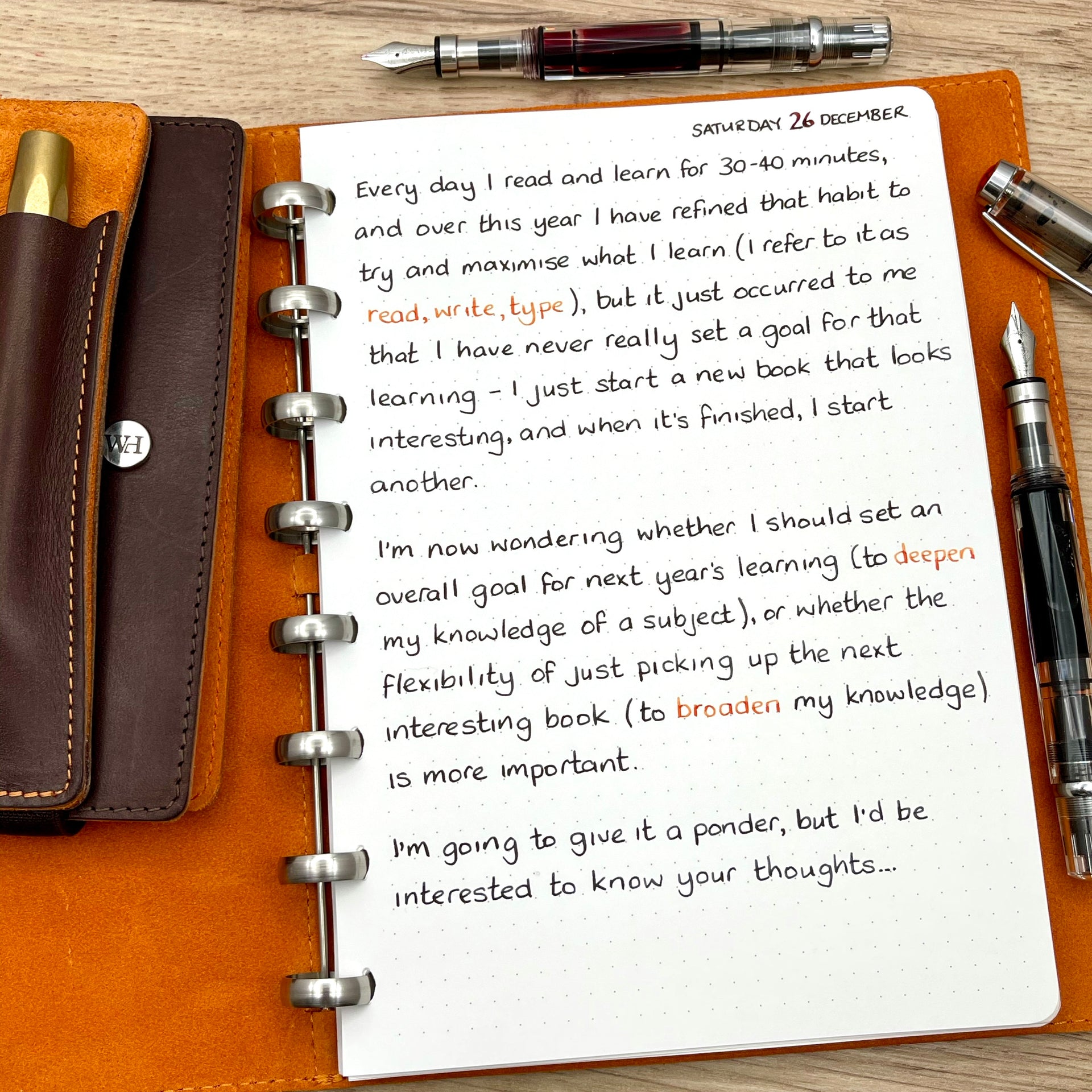 Broaden or Deepen...?