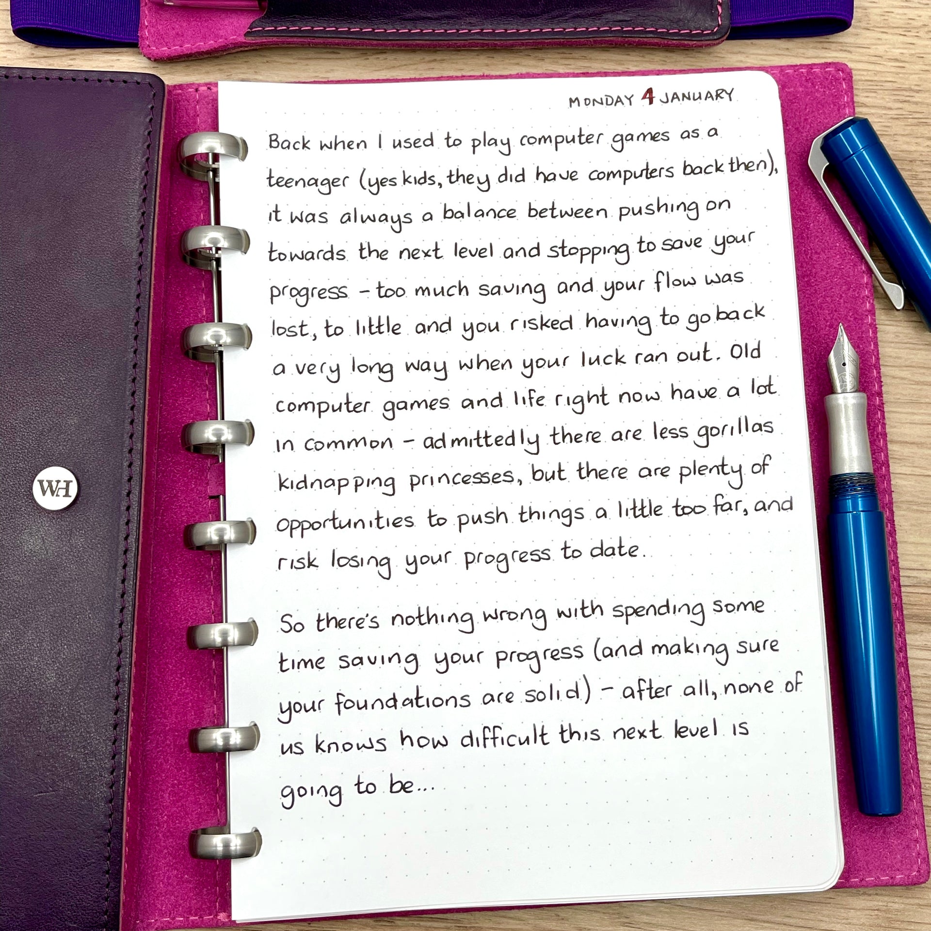 Saving your progress...