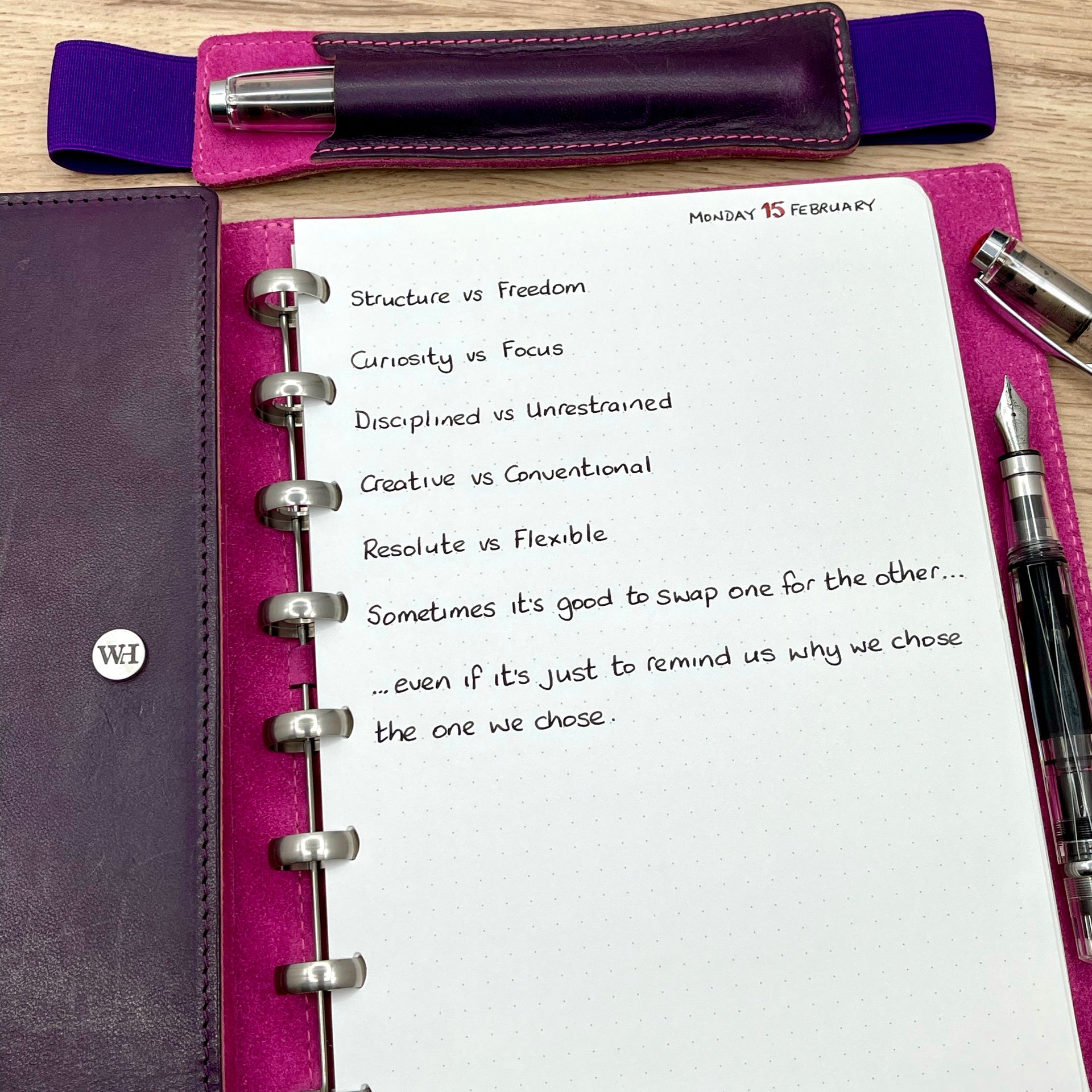 Why we chose the one we chose...