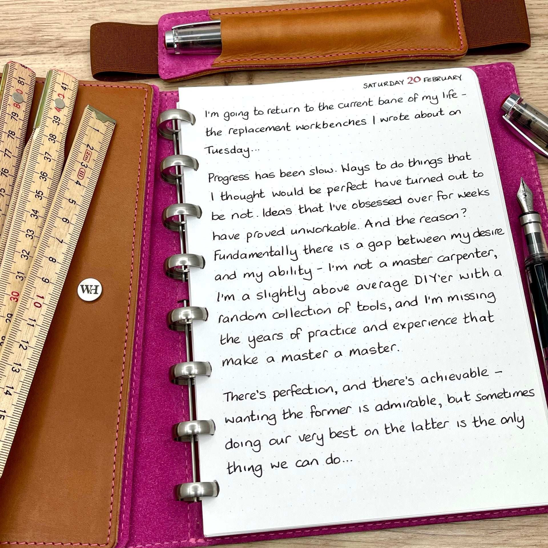 Perfection vs Achievable...