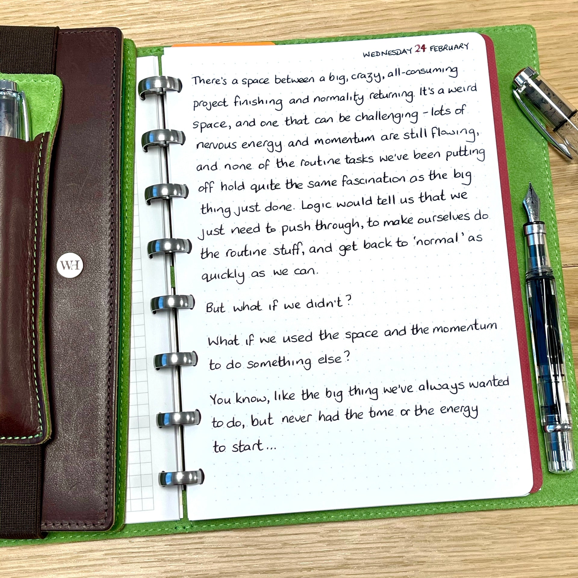 When The Big Project Ends...