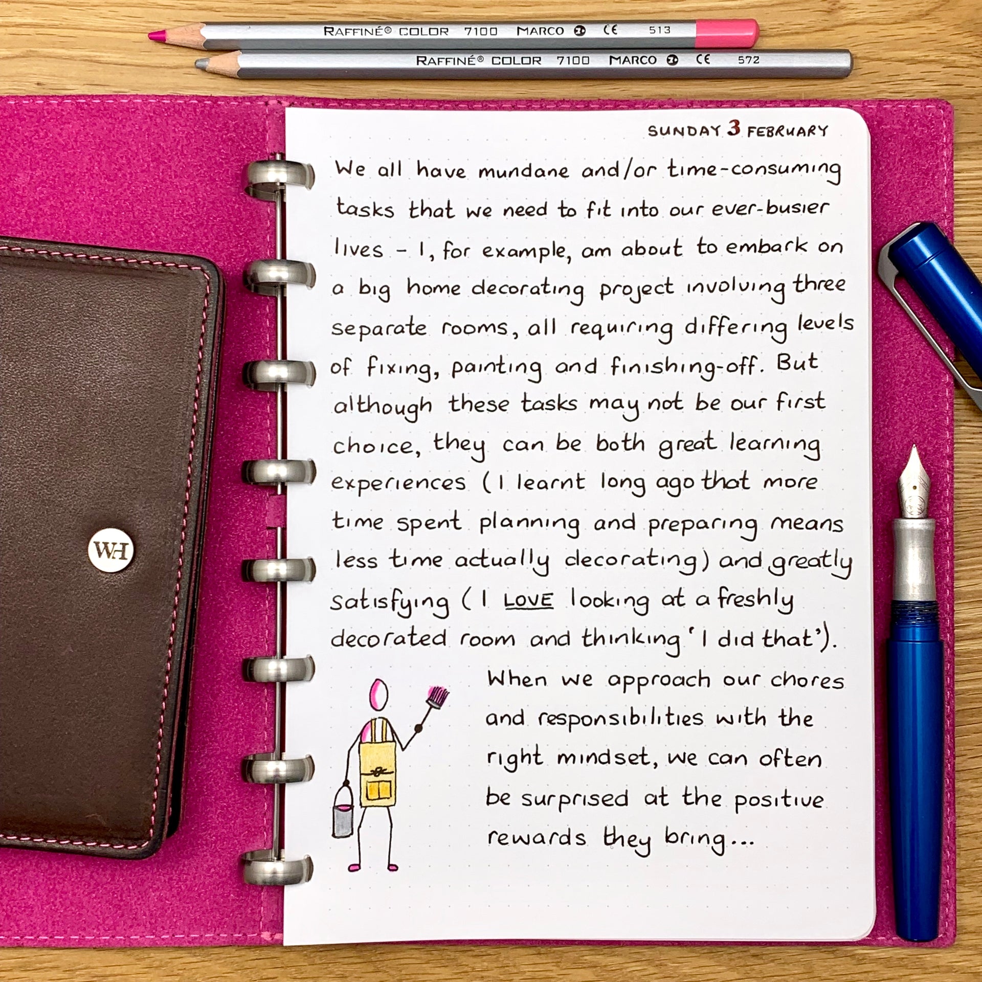 Learning from our chores…