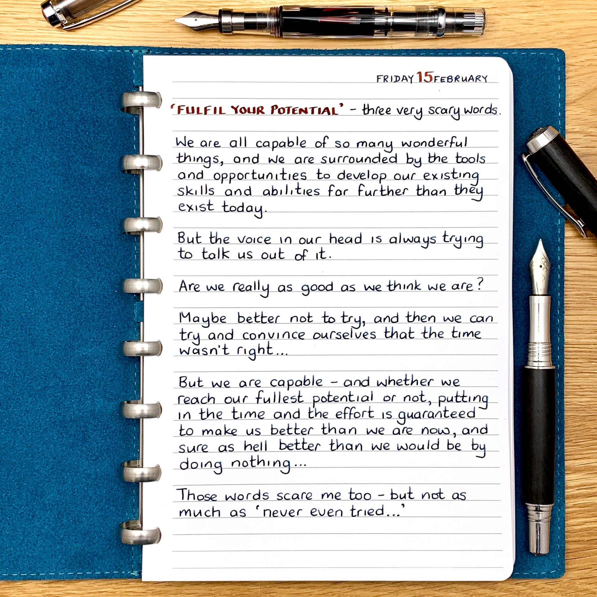 Fulfil your potential...