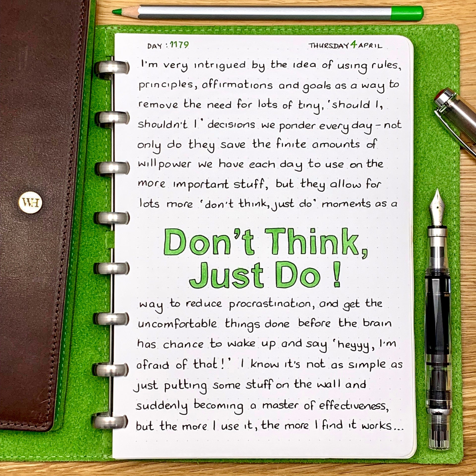 Don't think, just do !