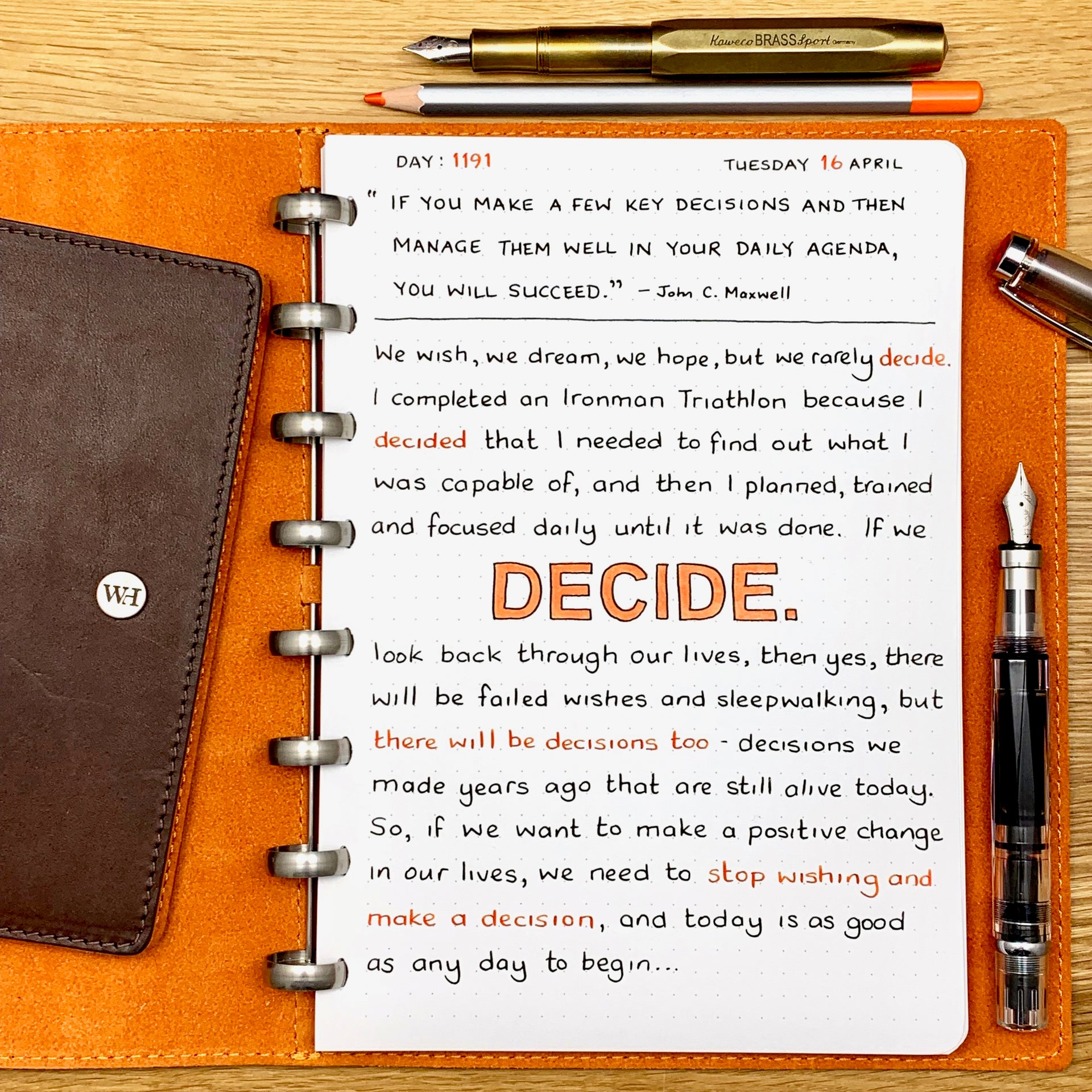Decide.