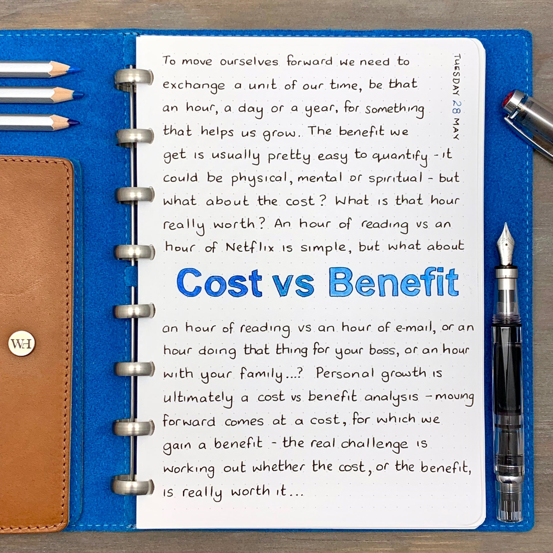 Cost vs Benefit...