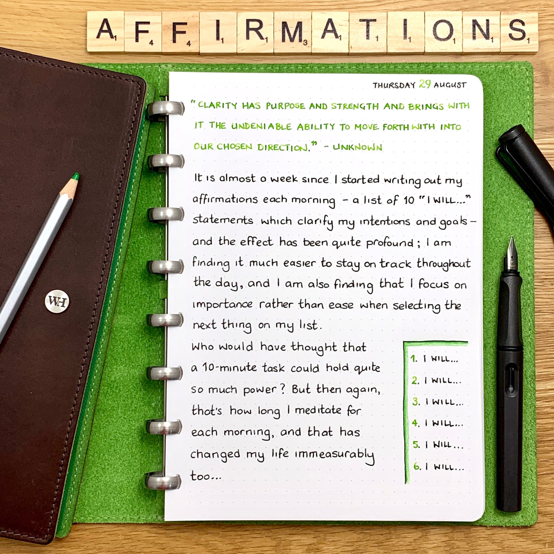 Affirmations...