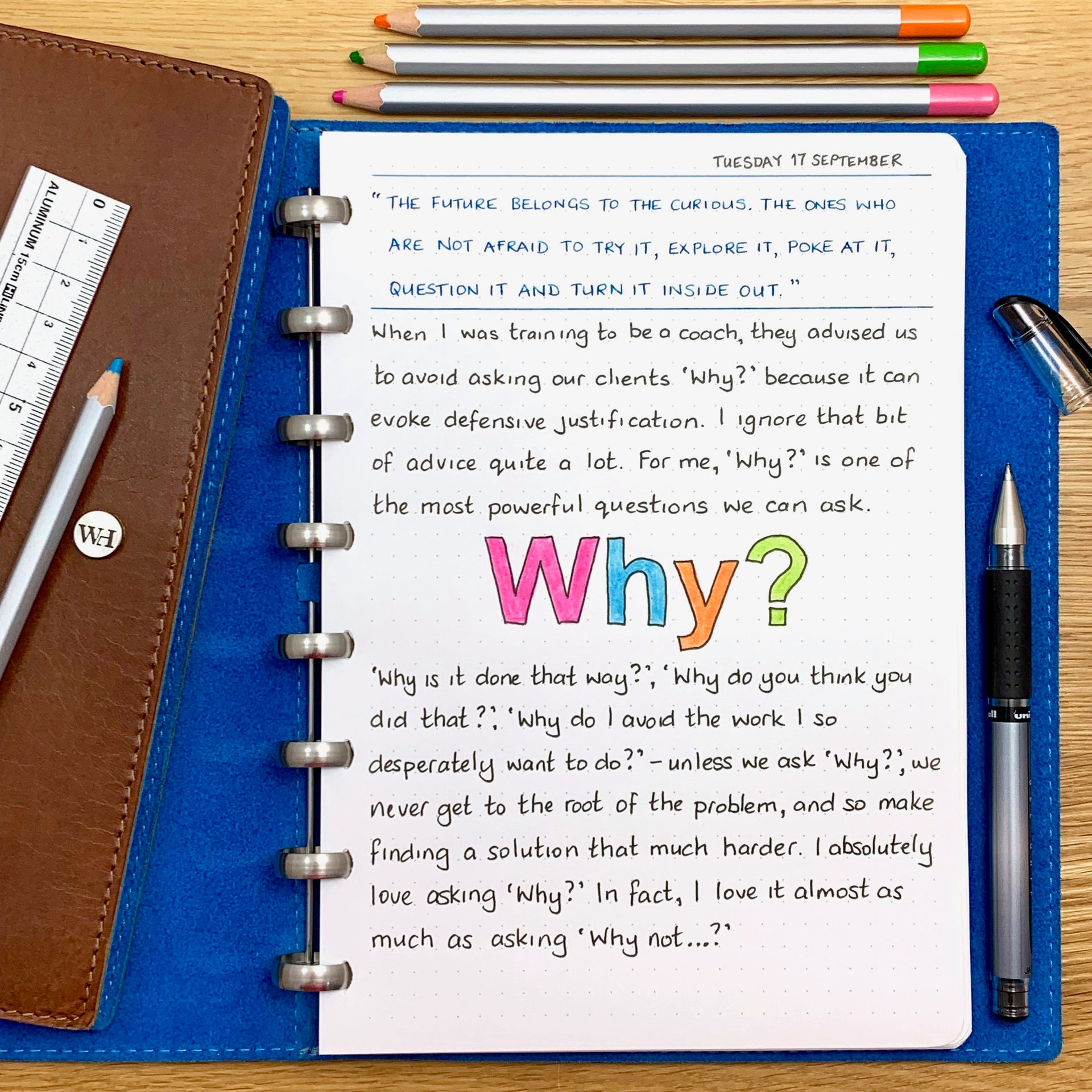 Asking 'Why...?'