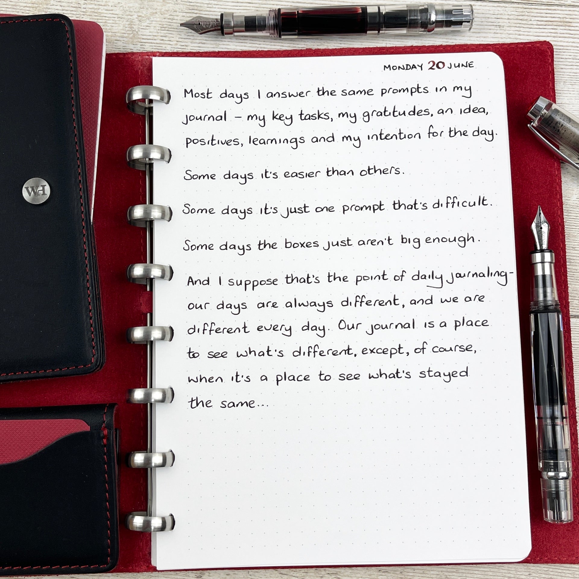 Daily Journaling...