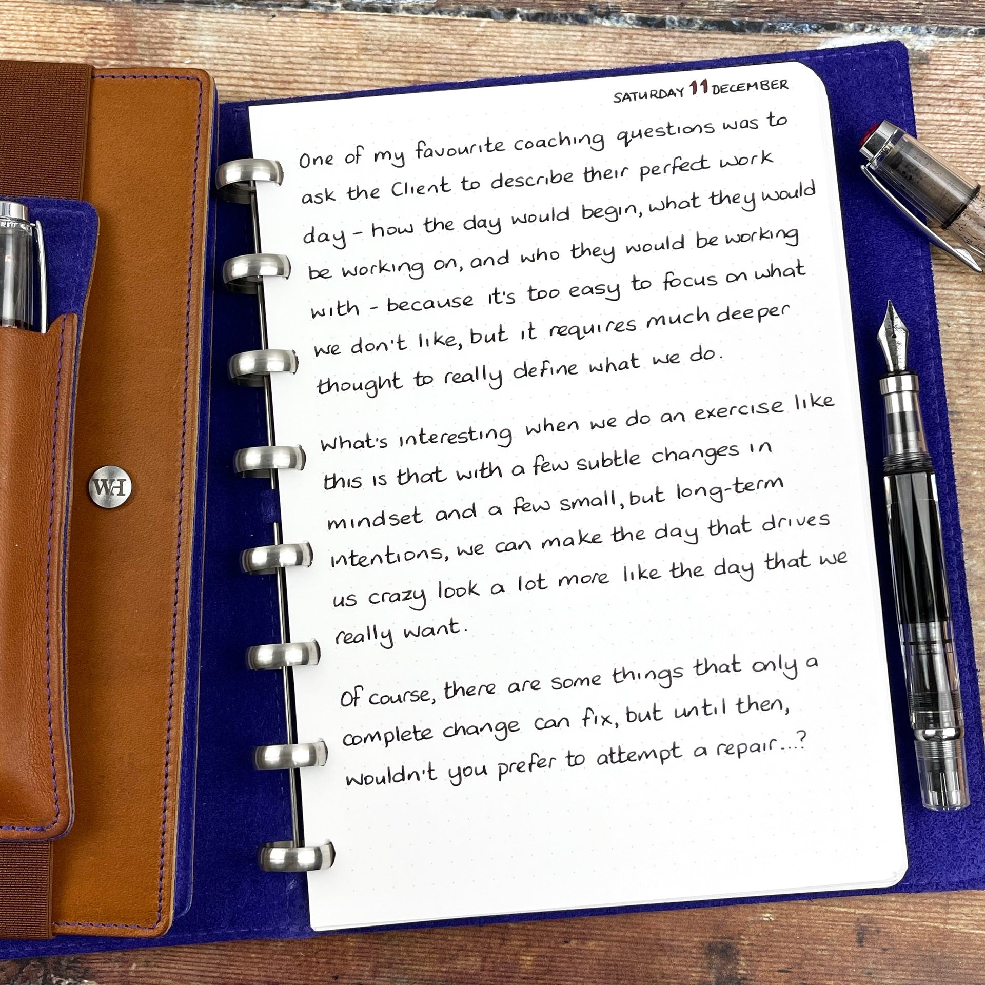Your Perfect Working Day...