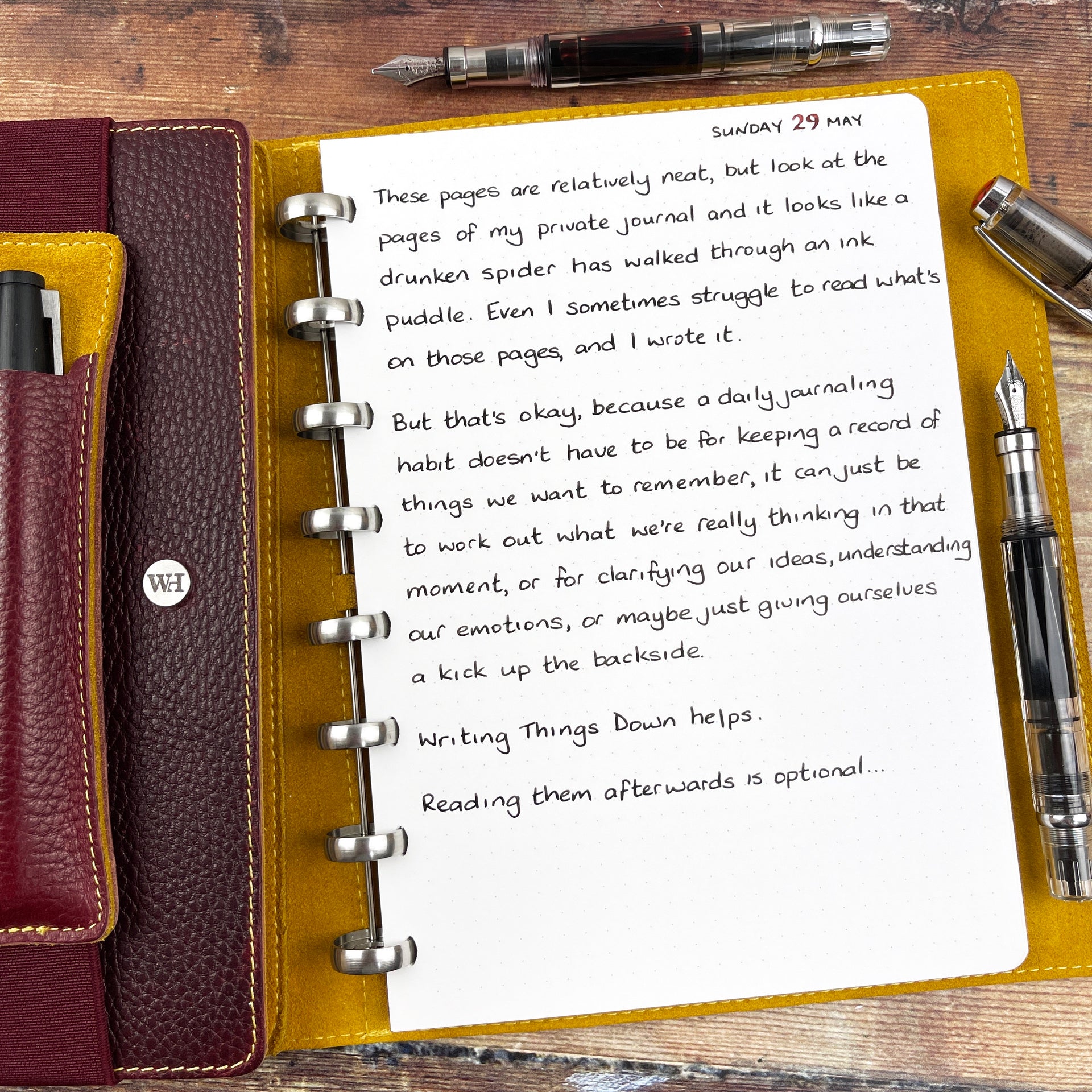 Writing Things Down...