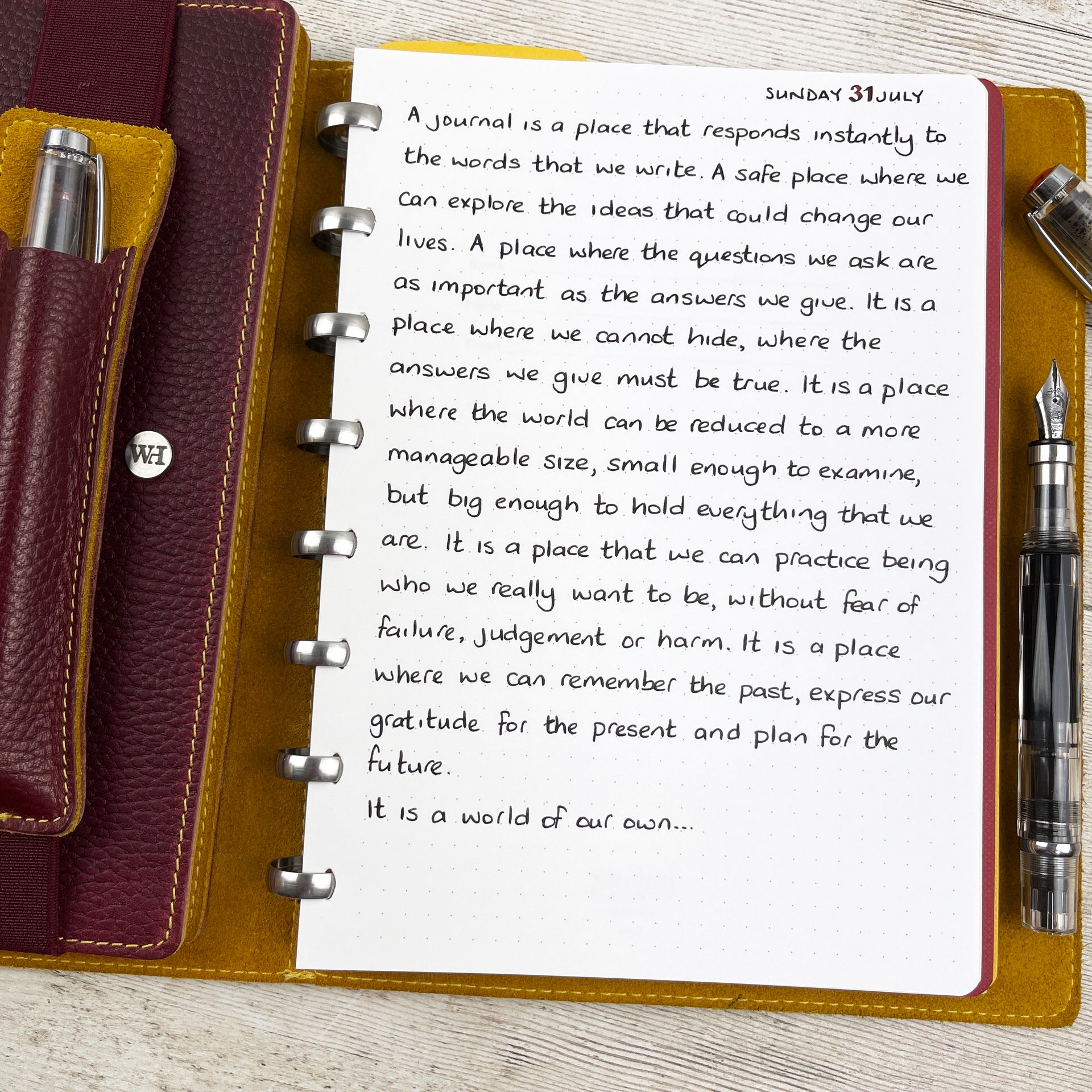 A Journal...