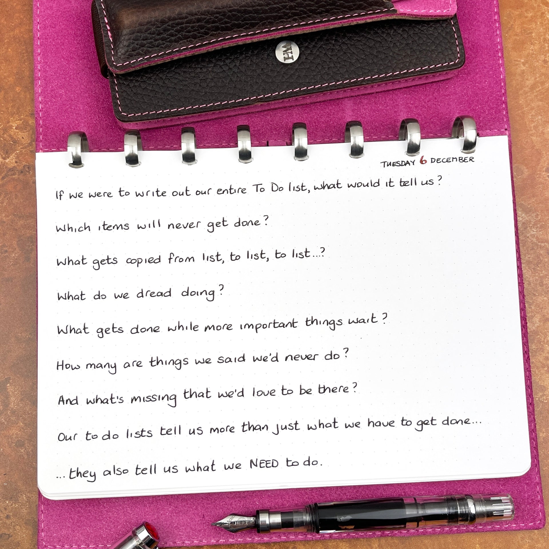 What To Do Lists Tell Us...
