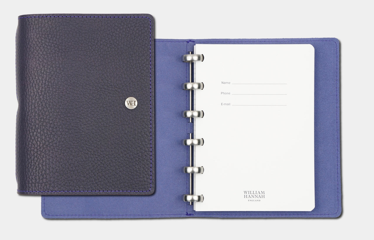 A6 Textured Deep Purple & Violet Notebook