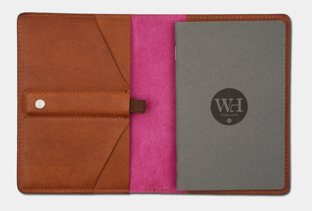 Whiskey & Fuchsia Pocket Notebook Cover
