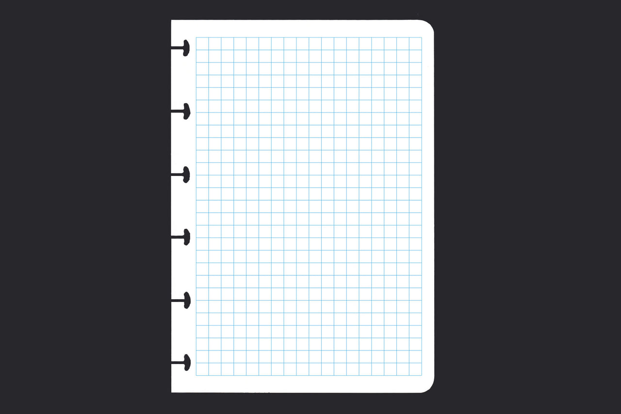5mm Lined Grid Paper (A6)