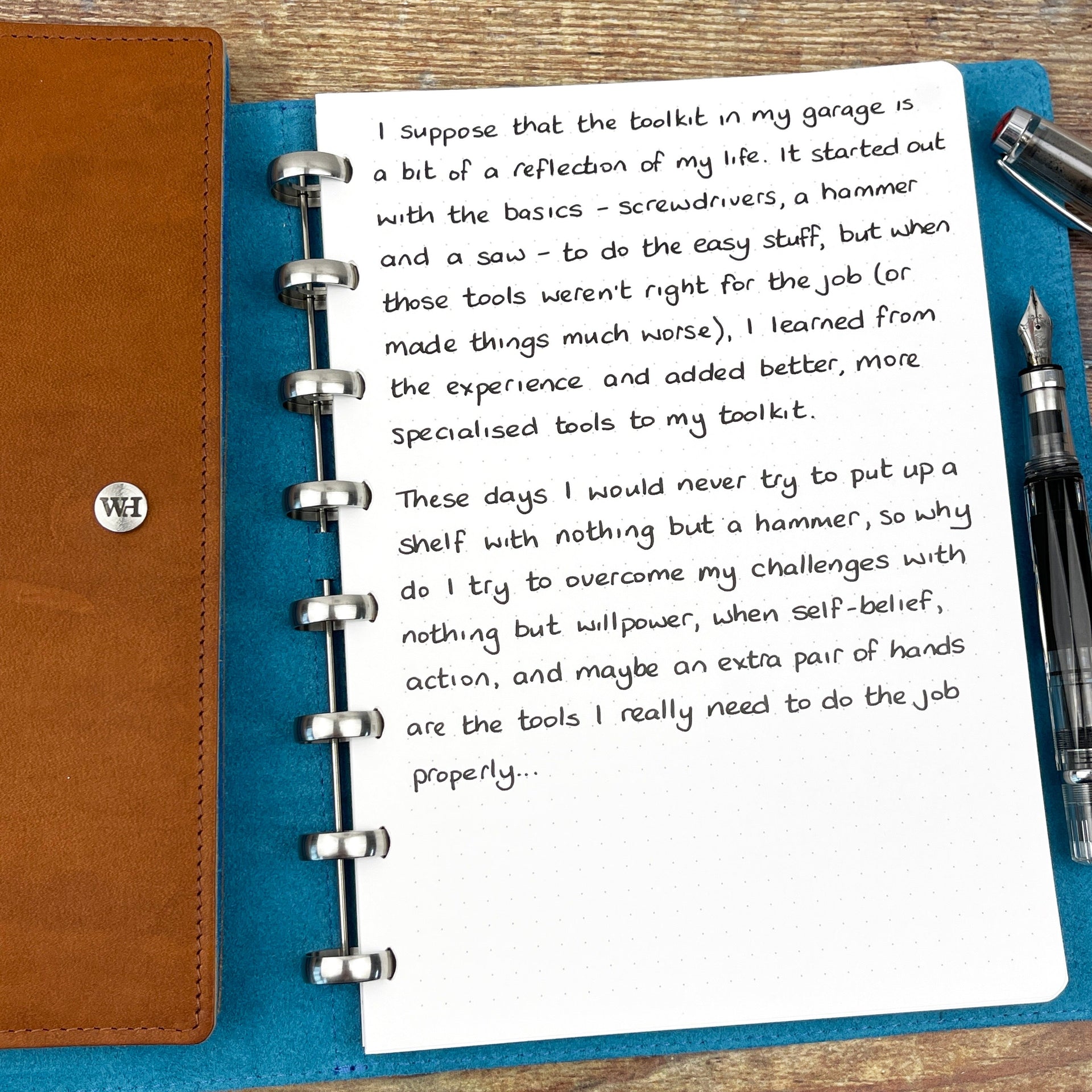 The Right Tools...