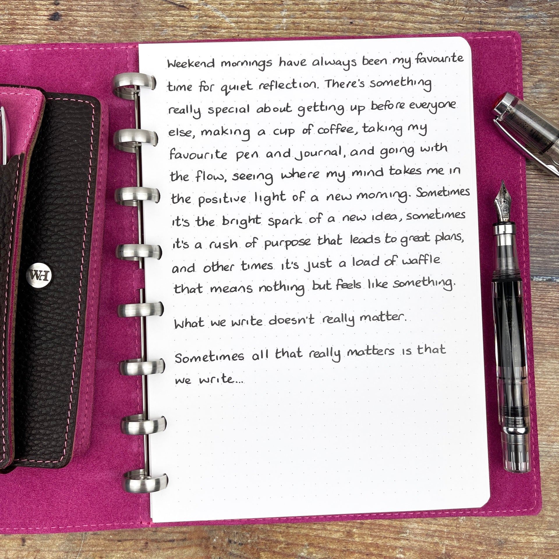 What We Write Doesn’t Really Matter - William Hannah Limited