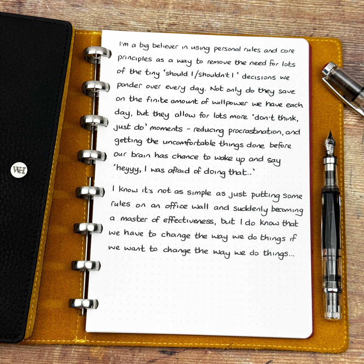 Personal Rules Entry Personal Rules... - William Hannah Limited