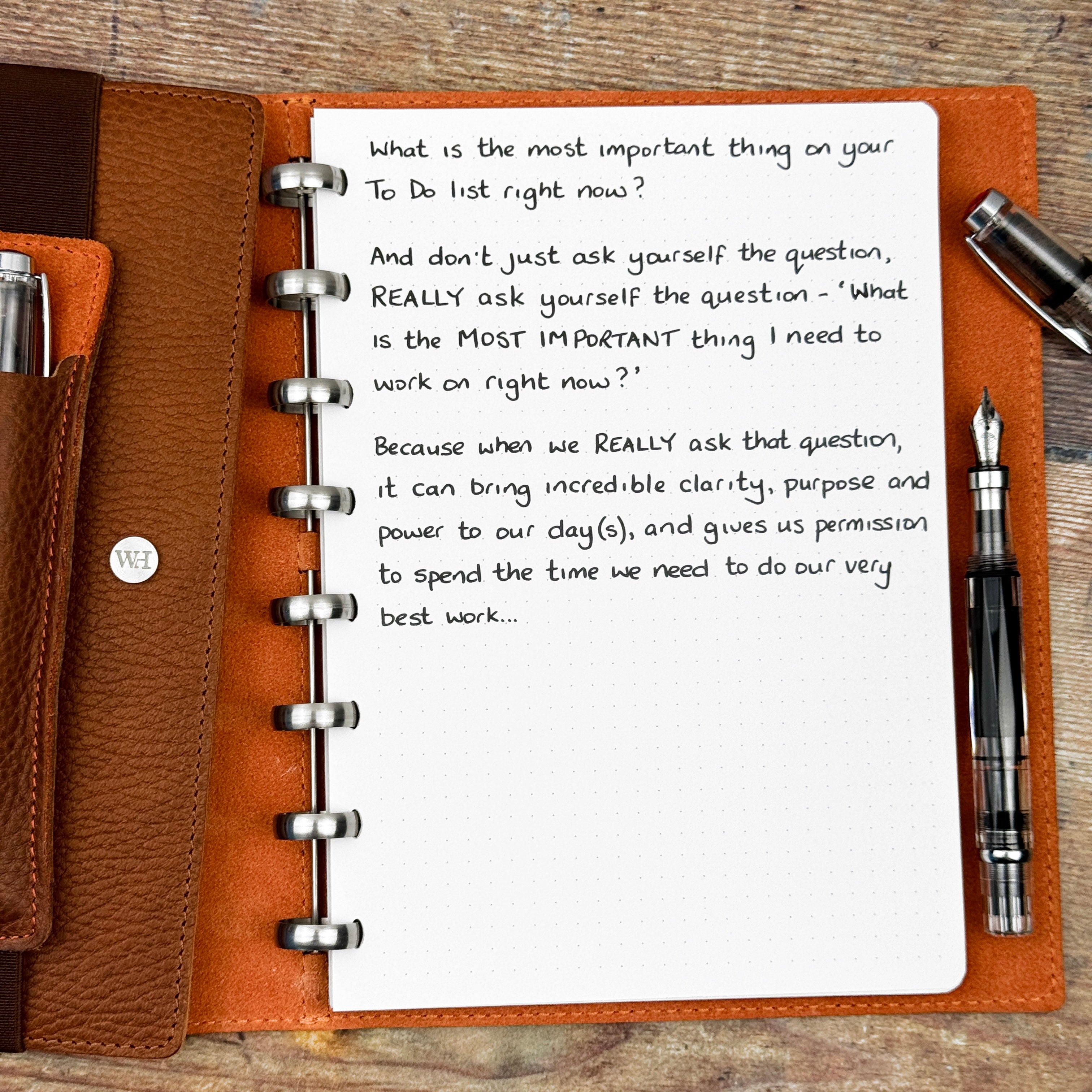 The Most Important Thing... - William Hannah Limited