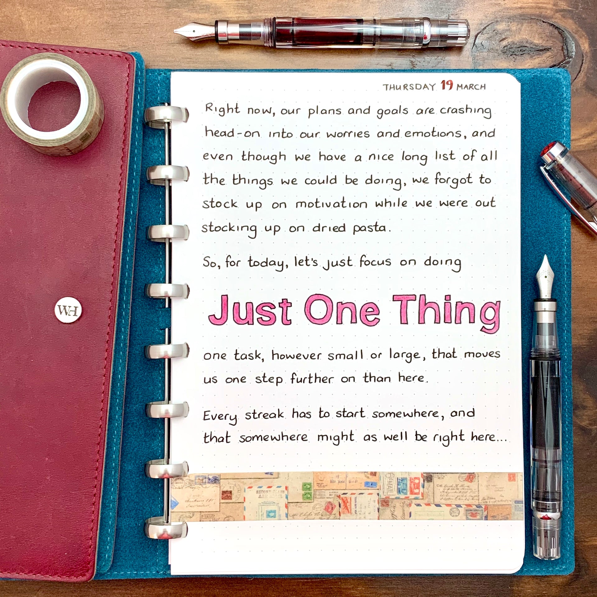 Just One Thing...