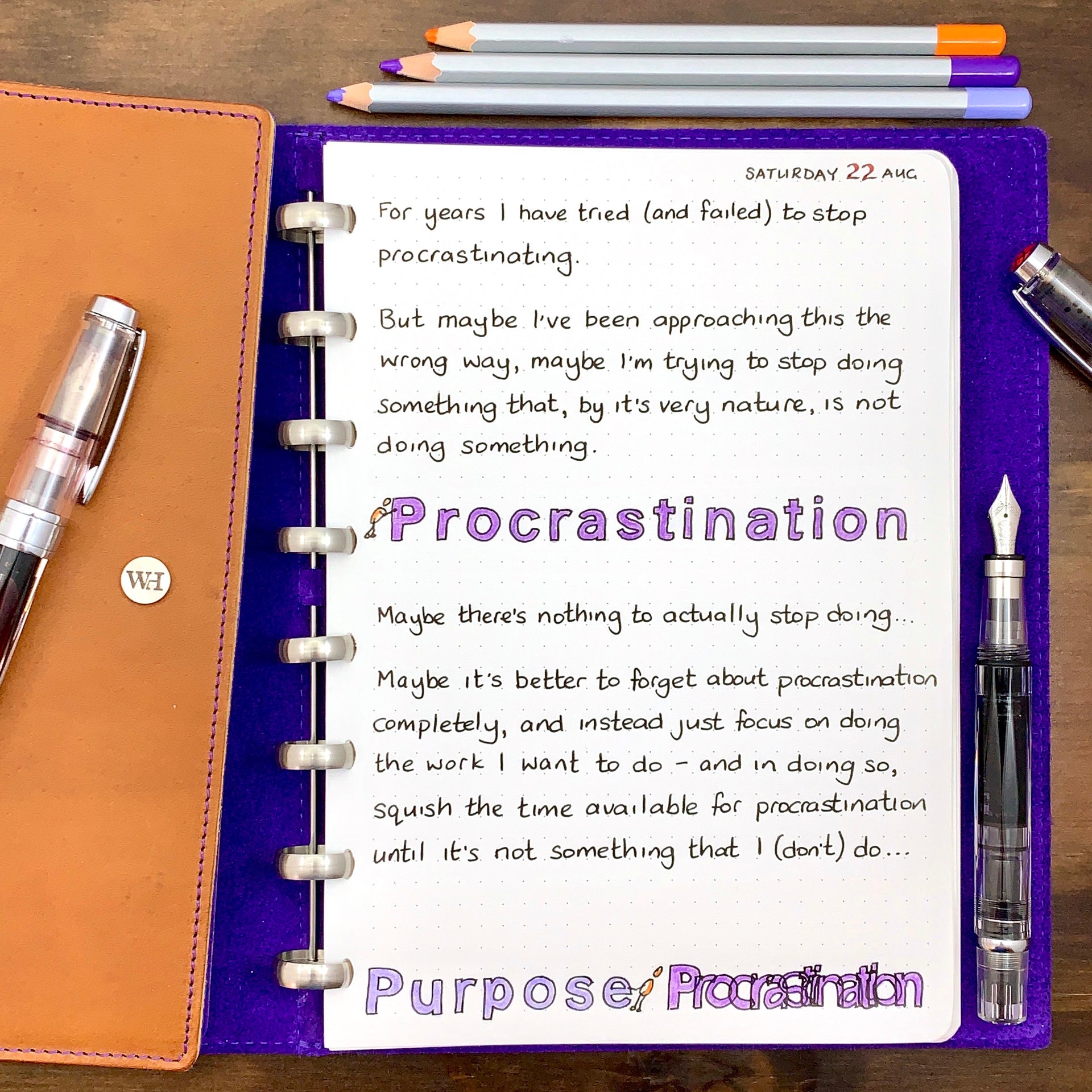 Overcoming Procrastination...?