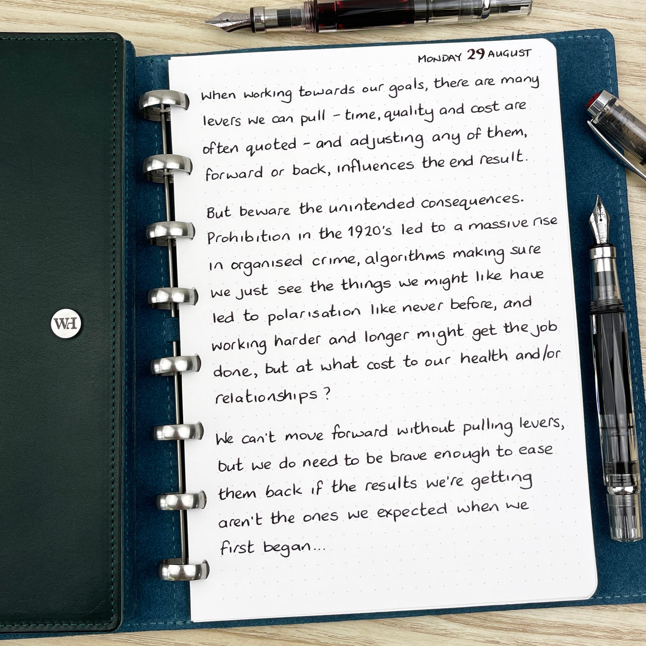 Pulling Levers... William Hannah Limited