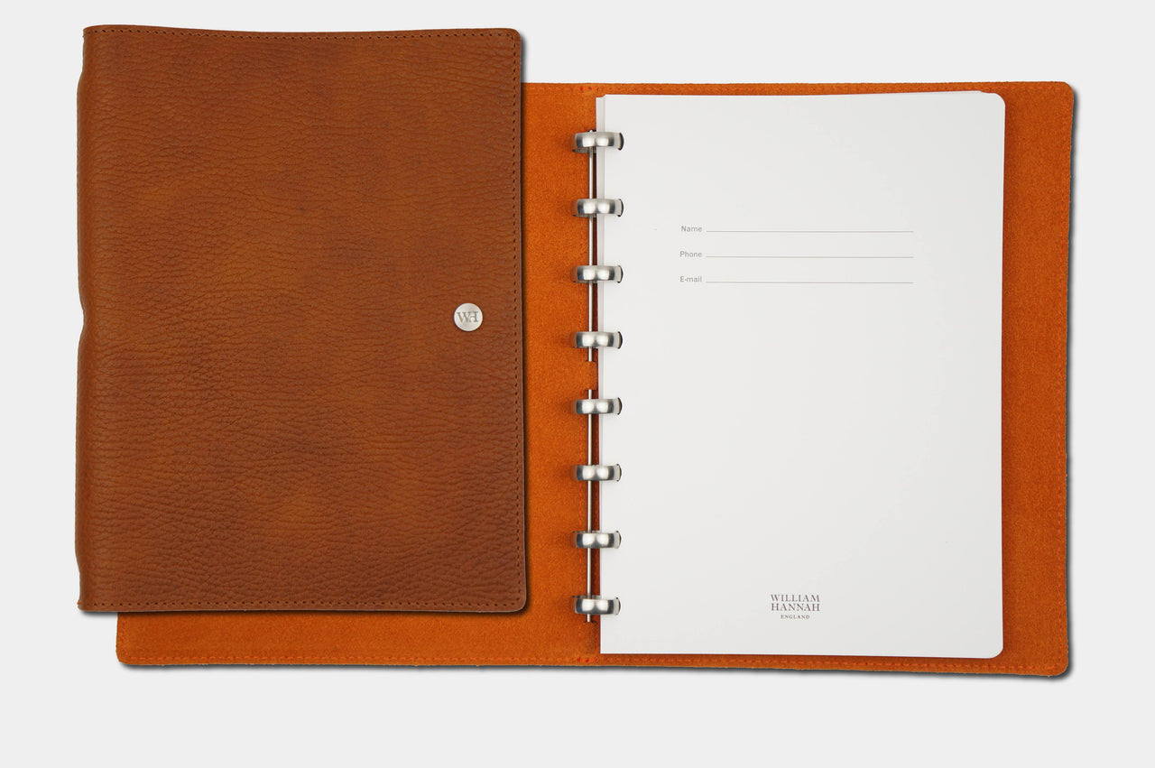 A5 Tumbled Whiskey & Orange Notebook