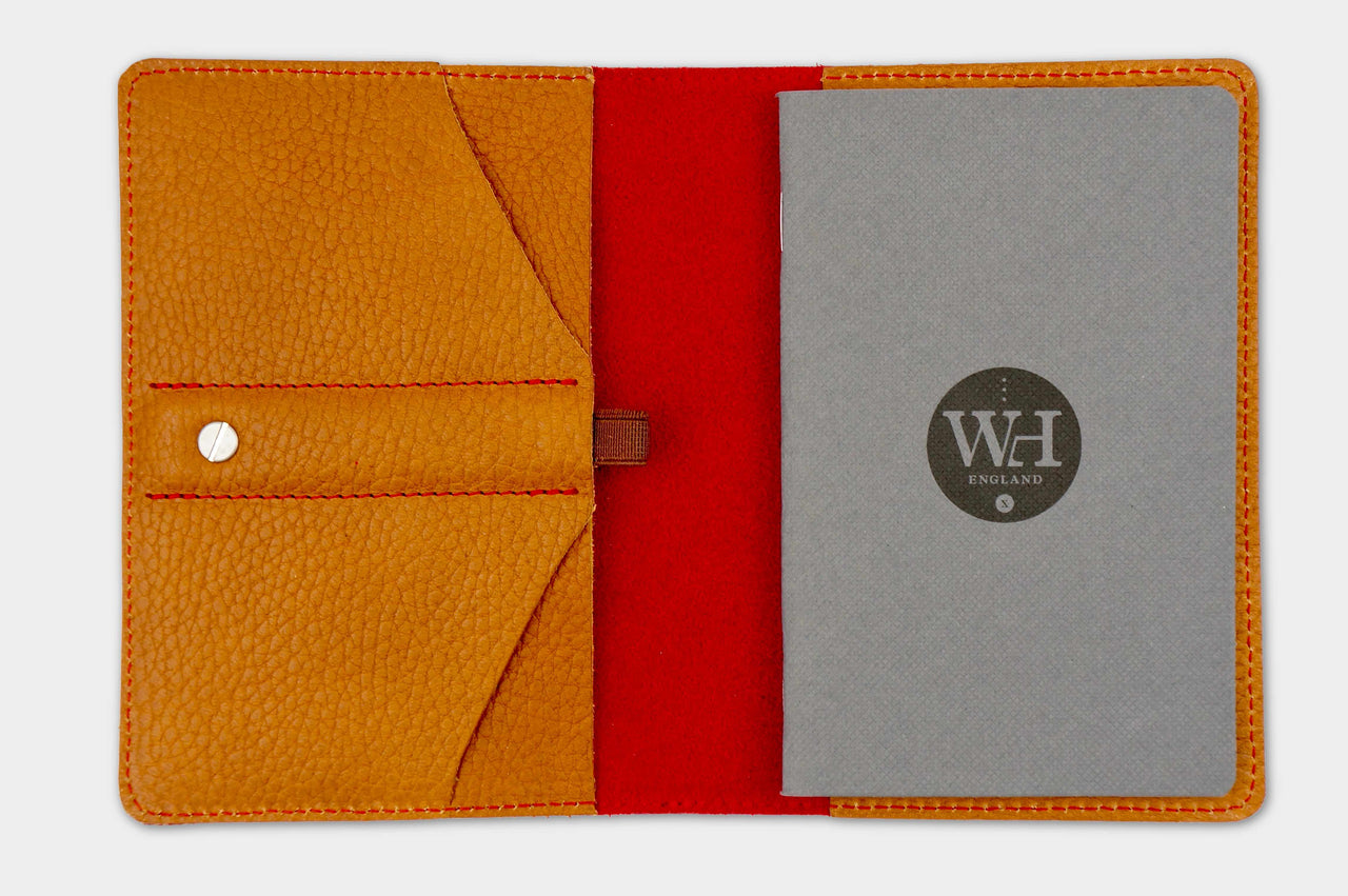 Tumbled Whiskey & Crimson Pocket Notebook Cover