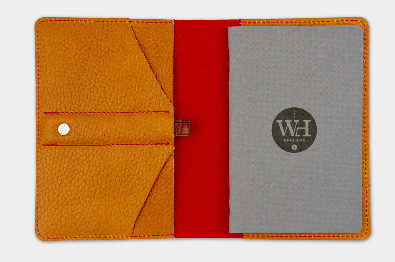 Tumbled Whiskey & Crimson Pocket Notebook Cover
