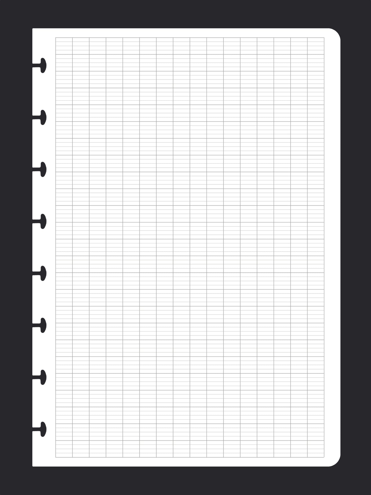 Seyes Grid Ruled Paper (A5)