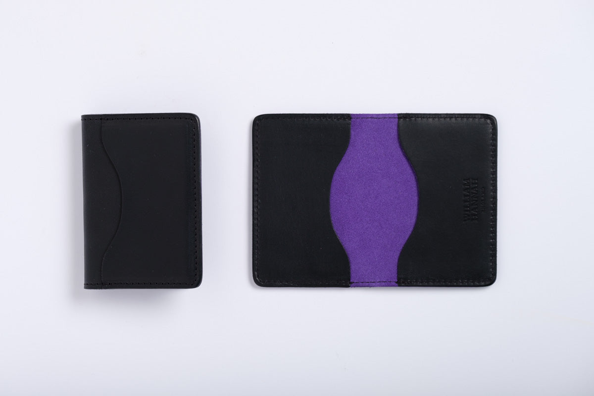 Black & Ultra Violet Card Wallet
