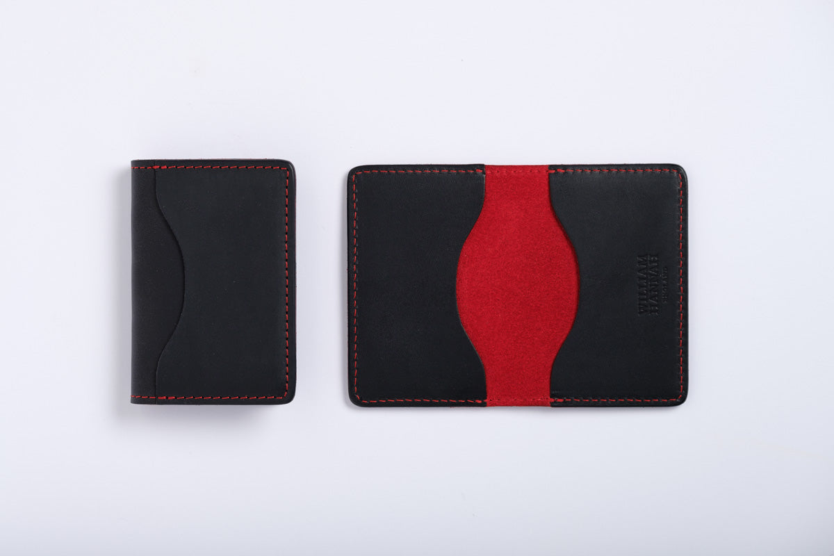Black & Crimson Card Wallet